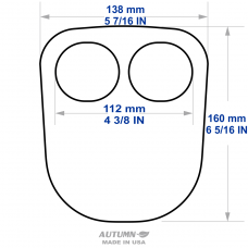 Slit Lamp Breath Shield, Universal, Small, Ergonomic, Flexible PETG